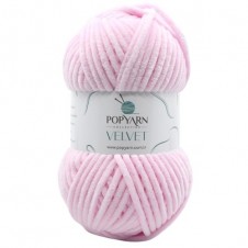 Fil à tricoter Velvet B047 - rose